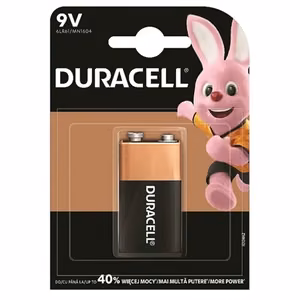 Duracell Basic MN1604 – alkaline 9 V batteries, 1-pack