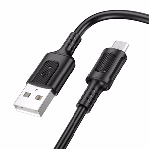 Borofone kaapeli BX111 Feliz - USB - Micro USB - 2,4A 1 m musta