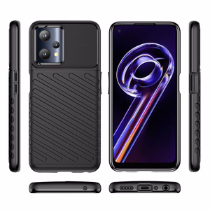 Thunder Case joustava panssaroitu suojus Realme 9 Pro musta