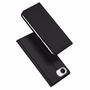 DUX DUCIS SKIN PRO lompakkosuojakuori iPhone 16e:lle - musta