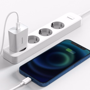 Baseus Speed Mini pikalaturi, USB-C, PD, 3A, 20W (valkoinen)
