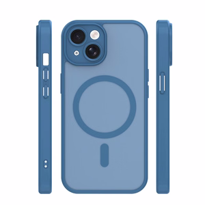 Mag Matt case for iPhone 13 6,1" dark blue camera protection