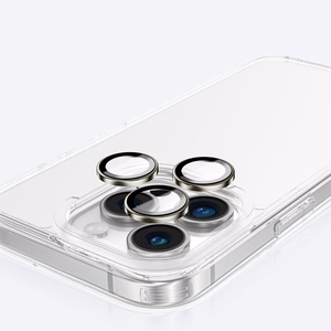 AmazingThing AR 3 Lens Glass Full Clear Tempered Glass for iPhone 16 Pro / 16 Pro Max - Transparent