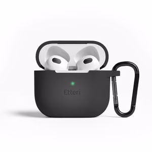 Etteri silikoninen suojakuori AirPods 3 musta