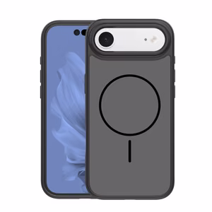 Frame Thin Mag Suojakuori iPhone 17 Air 6,6":lle musta