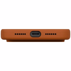 Uniq Lino suojakuori iPhone 17 Pro Max Magclick-latauksella - oranssi