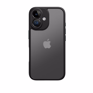 Rock Guard Touch Matte Series Suojakuori iPhone 16 Plus:lle musta