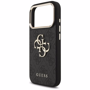 Guess 4G Big 4G Classic Logo -suojakuori iPhone 17 Pro - musta ja kulta