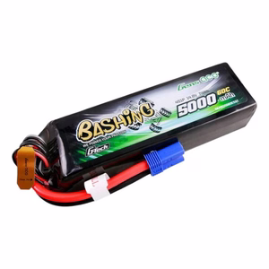 Gens Ace G-Tech 5000 mAh 14,8 V 4S1P 60C Lipo-akku, EC5-liittimellä – Bashing-sarja