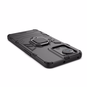 Ring Armor armored hybrid case cover + magnetic holder for OnePlus Ace black