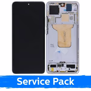 LCD-näyttö yhteensopiva Xiaomi 12 (12S / 12X) kehyksellä / violetti / (Service Pack)