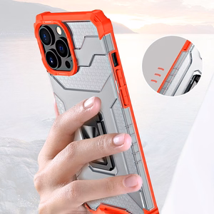Crystal Ring Case jalustallinen kestävä iskunkestävä suojakuori iPhone 13 Prolle, sininen