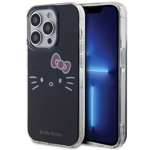 Hello Kitty IML Kitty Face Suojakuori iPhone 14 Pro:lle - musta