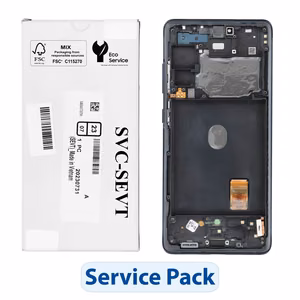 LCD-näyttösarja SAMSUNG S20 FE 4G 5G GH82-24219A sininen