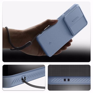 Spigen Optik Armor Suojakuori Samsung Galaxy S26 Ultra:lle - sininen