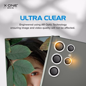 X-ONE Sapphire Camera Armor - Samsung Galaxy S23/S23 Plus:lle - hopeinen