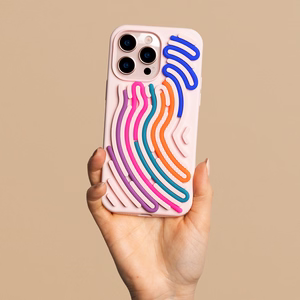 DIY Snake suojakuori iPhone 16 Pro 6,3" vaaleanpunainen