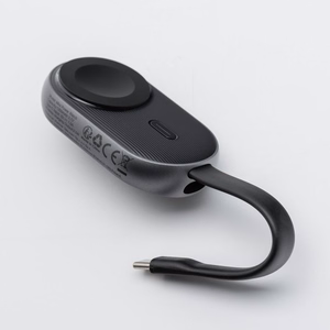 Ulkoinen akku Apple Watch:lle Forcell F-Energy Mini Power Watch 1A 2,5W 1200 mAh musta