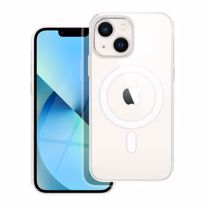 Suojakuori iPhone 14:lle Clear Mag Cover (STR / CAMERA PROTECTION) yhteensopiva MagSafen kanssa läpinäkyvä