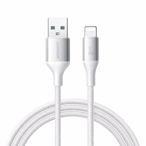 Joyroom S-A28 Flash Series 3A USB-A - Lightning -kaapeli 1 m - valkoinen