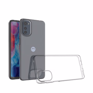Ultra Clear 0,5 mm tapauksessa Motorola Moto E32 ohut kansi läpinäkyvä