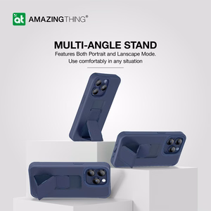 Amazing Thing Matte Pro Mag Suojakuori 12FT IP156.7PMPBU iPhone 15 Pro Max:lle laivastonsininen