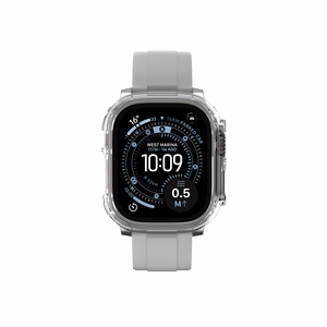 AmazingThing Minimal suojaava kuori Apple Watch Ultra 3 49mm:lle - läpinäkyvä