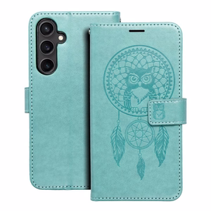 MEZZO Book Suojakuori Samsung S23 FE:lle dreamcatcher vihreä