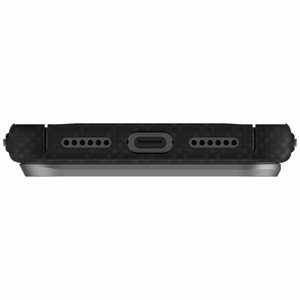 Uniq Keva EDGE Magclick Lataussuojakuori iPhone 17 Pro Max:lle - musta