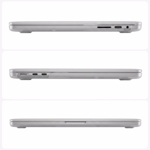 Tech-Protect Softshell -suojakuori MacBook Air 15 2023 / 2024 / 2025 / 2026 -malleille, mattamusta