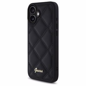 Guess New 4G Triangle Suojakuori iPhone 16:lle - musta