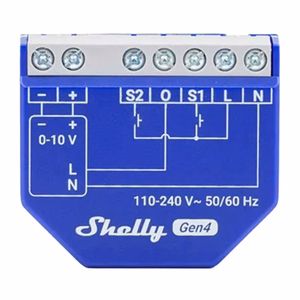 SHELLY Dimmer 0/1-10V PM Gen4 -himmennin