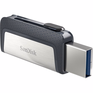 SanDisk muistitikku 128GB USB-A / USB-C Ultra Dual Drive 150 MB/s