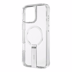 Uniq Eleva Vertica-jalustalla Suojakuori iPhone 16 Pro:lle - läpinäkyvä