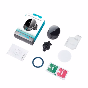 Joyroom JR-ZS409 Magneettinen teline 15W induktiivisella laturilla auton ilmanvaihtorakoihin - musta