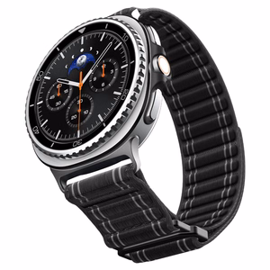 Spigen WBF1 Hihna Samsung Galaxy Watch 8/Classic (40/44/46mm) musta