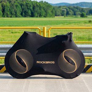 Rockbros D97 joustava suoja 24"-29" sähkö-, gravel- ja maastopyörille sekä 700C maantiepyörille - musta