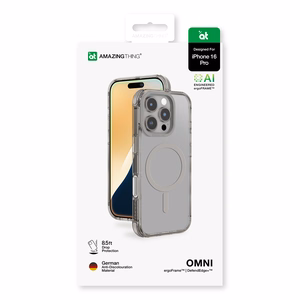 AmazingThing Omni Mag Suojakuori iPhone 16 Pro:lle - harmaa