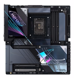 GIGABYTE Z890 AORUS MASTER AI TOP -emolevy — tukee Intel Core Ultra (Series 2) -suorittimia, 20+1+2-vaiheinen VRM, DDR5 jopa 9500 MHz (OC), PCIe 5.0 M.2, Wi-Fi 7, Thunderbolt 4