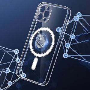 Suojakuori iPhone 12:lle Clear Mag Cover (STR / CAMERA PROTECTION) yhteensopiva MagSafen kanssa läpinäkyvä