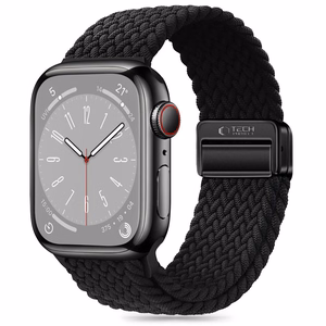 Tech-Protect NylonMag Hihna Apple Watch 4/5/6/7/8/9/SE (38/40/41 mm) musta