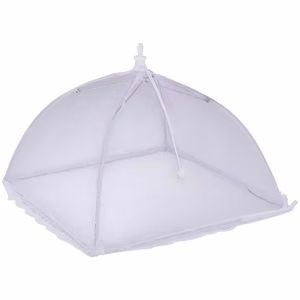 Alpina folding mesh food cover, 35 × 35 × 22 cm, purple