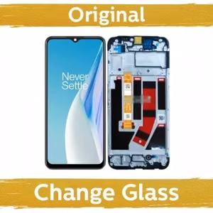 LCD-näyttö yhteensopiva OnePlus Nord N20 SE musta kehyksellä (Uusittu: Kiina)