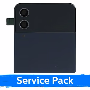 LCD-näyttö Samsung F721 Z Flip4 (ULOMPI) kehyksellä / tummansininen / (Service Pack)