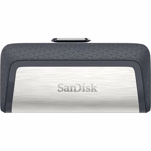 SanDisk Ultra Dual Drive USB Type-C USB Flash Drive 128 GB USB Type-A / USB Type-C 3.2 Gen 1 (3.1 Gen 1) Black, Silver