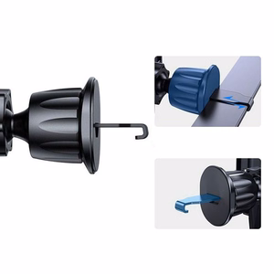 Tech-Protect N51 auton puhelinteline MagSafella ilmanvaihtoaukkoon - musta
