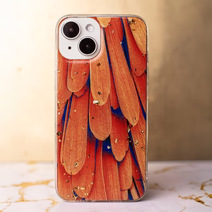 Gold Glam suojakuori puhelimelle Samsung Galaxy A34 5G oranssi