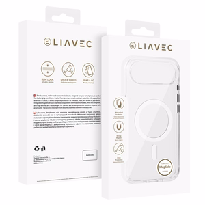 Liavec Pure Suojakuori iPhone 17 Air:lle valkoinen