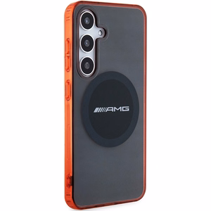 AMG Transparent Bicolor MagSafe case for Samsung Galaxy S24 - black