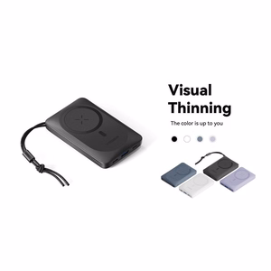 Ulkoinen akku yhteensopiva MagSafe:lle Veger MagOn (VP1151 / W1151) PD QC3.0 2A 20W langattomalla latauksella 10000 mAh valkoinen